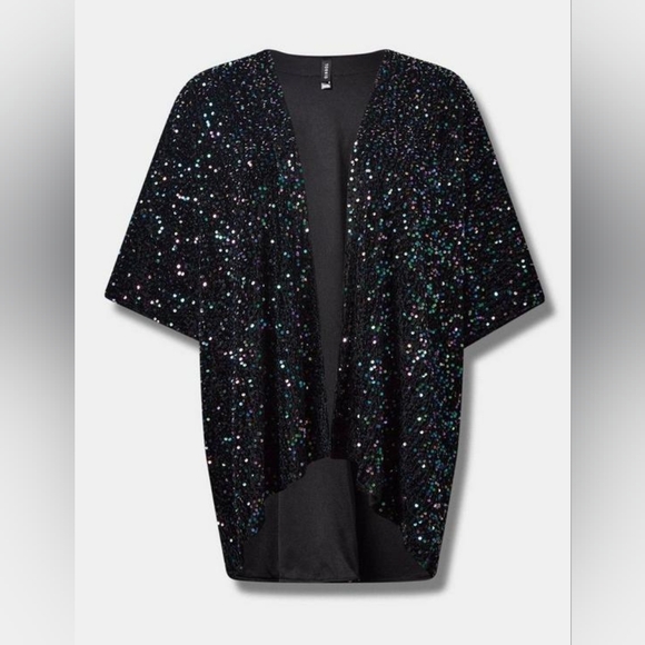 Sequined Ruana - Picture 1 of 3